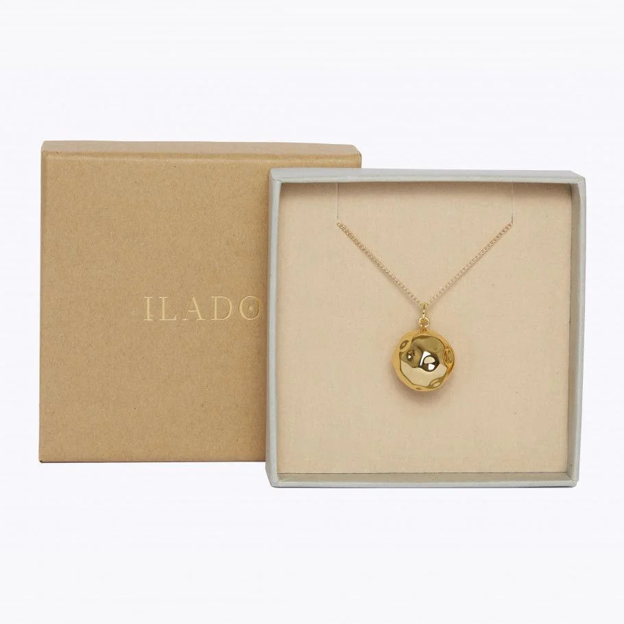 MOON pregnancy bola - Yellow gold finish