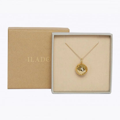MOON pregnancy bola - Yellow gold finish