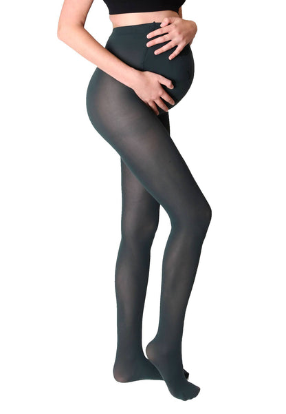 Mamsy Collants de grossesse opaque 60den: Zwart / XXL