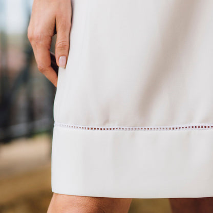 Gordes blanc cassé, robe de grossesse