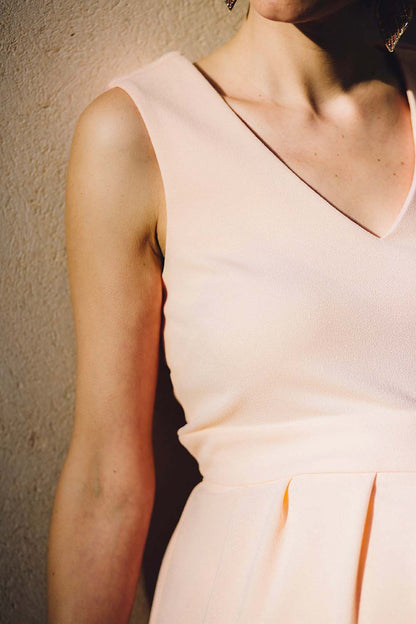Robe Gordes Rose Pâle
